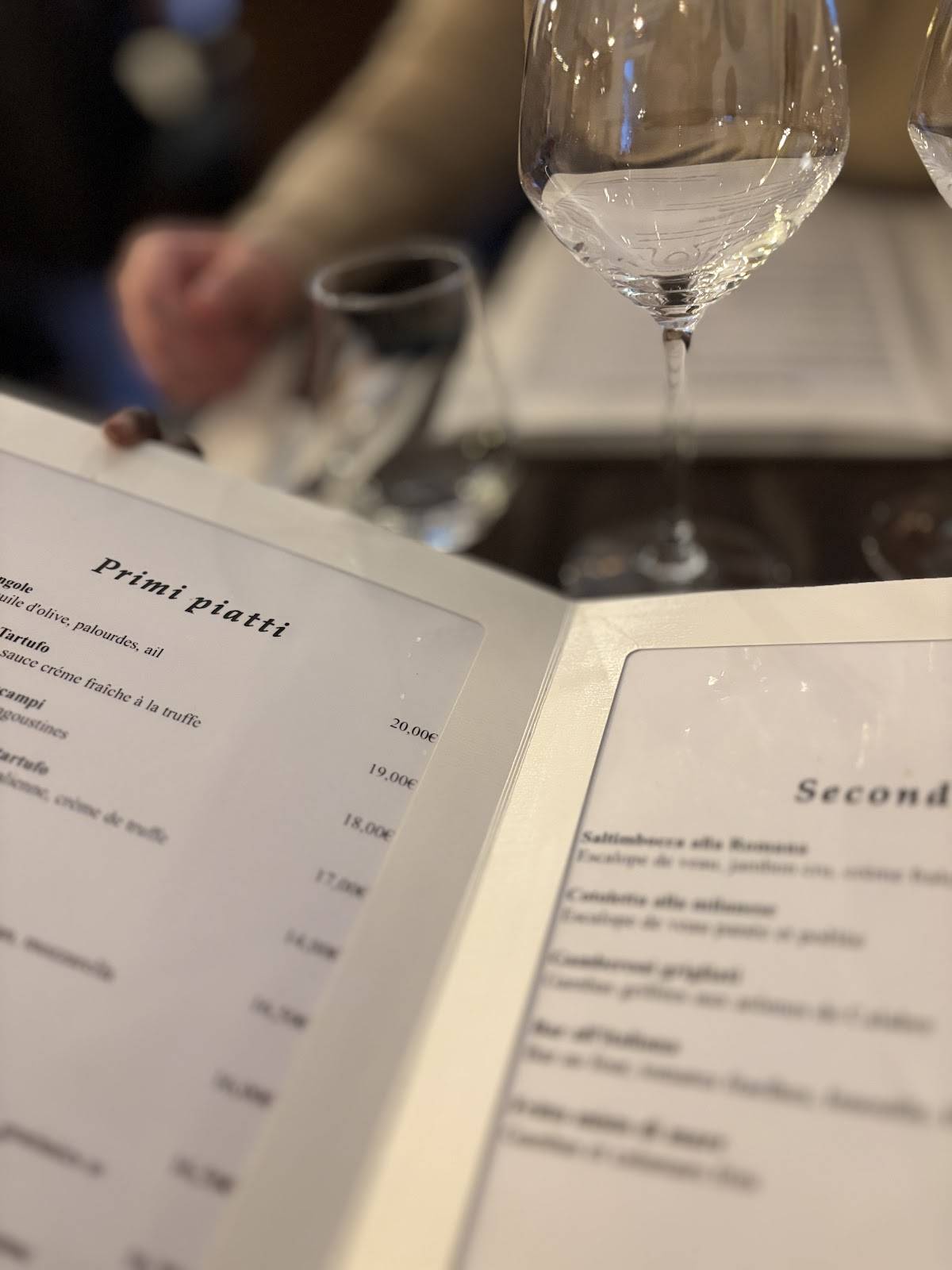 Menu de VIA 47