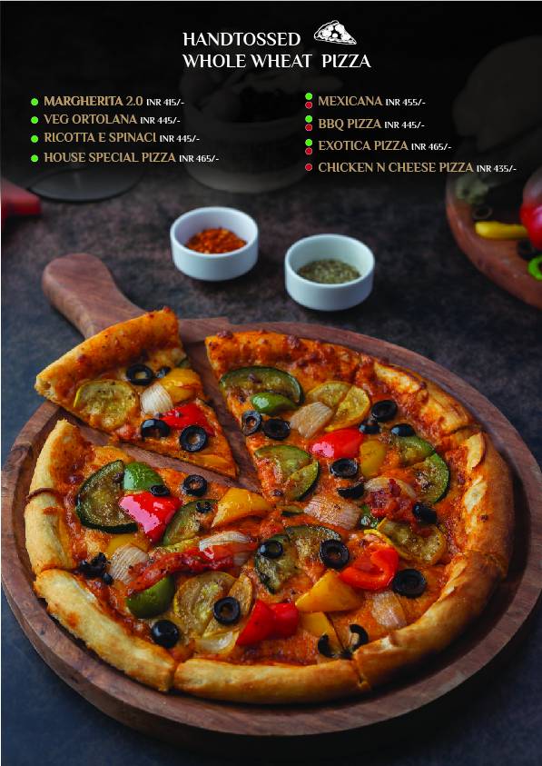 VYANA - World Cuisine Mocktails Al Fresco Rooftop Dining menu