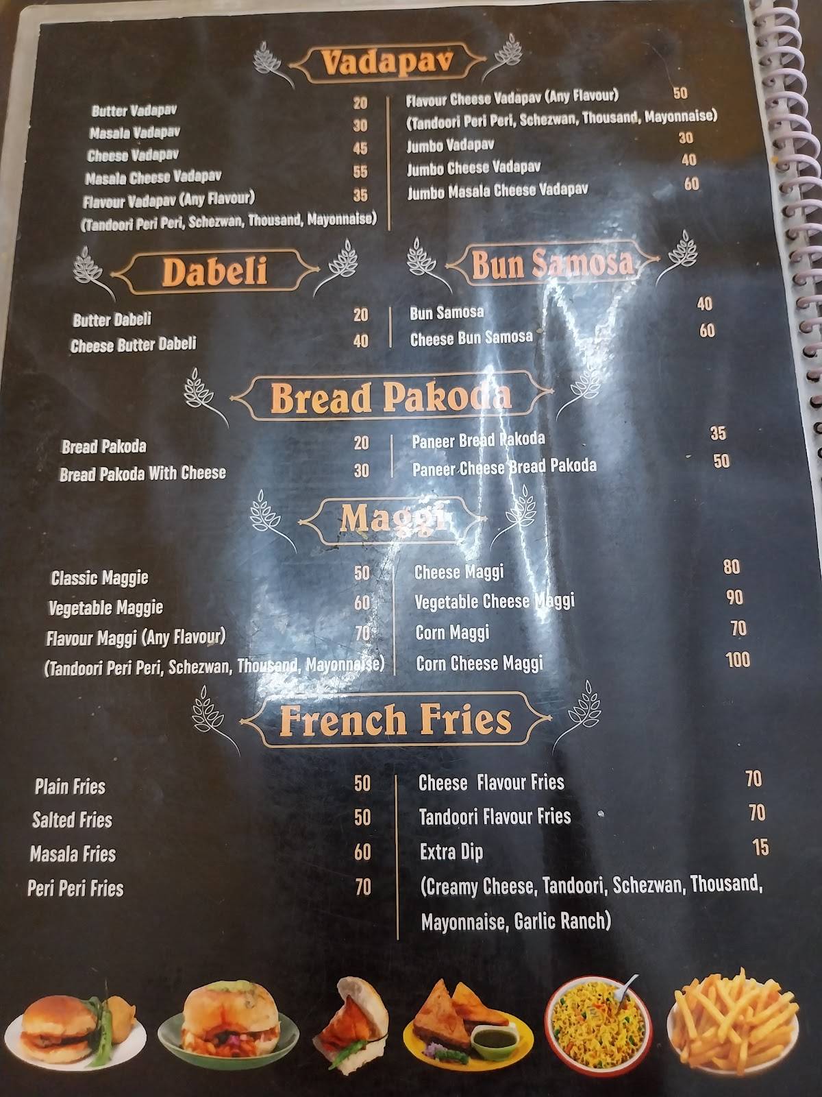 Sainath Sandwich & Puff Center menu