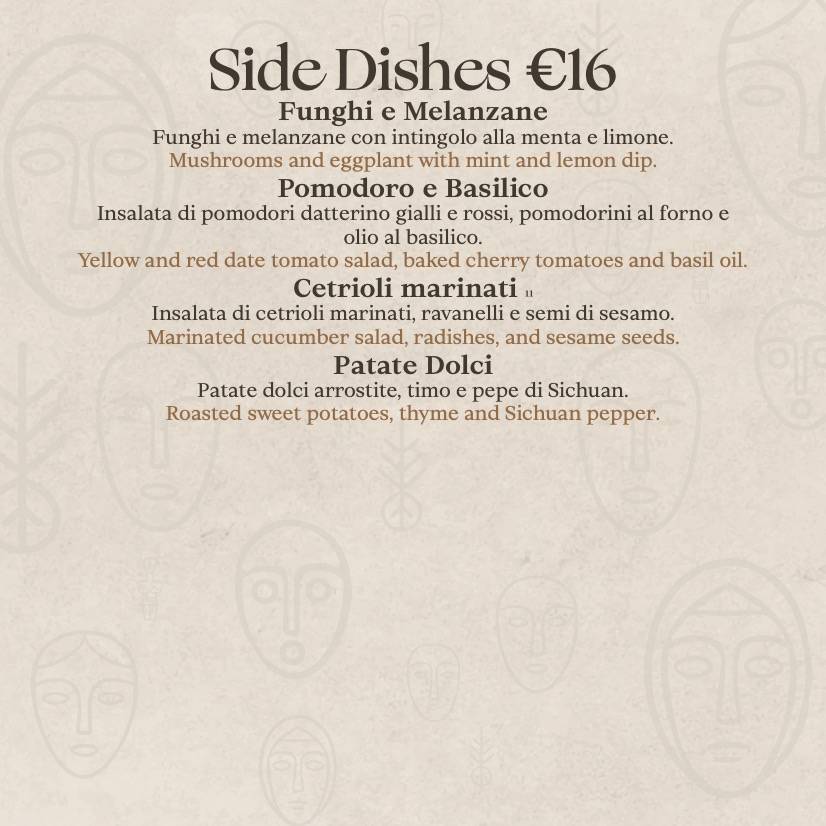 Menu di Vesper Beach Club 