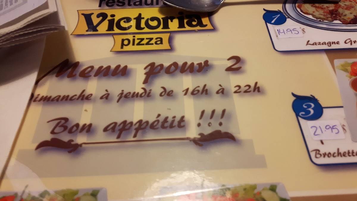 Menu de Resto Victo Victoria