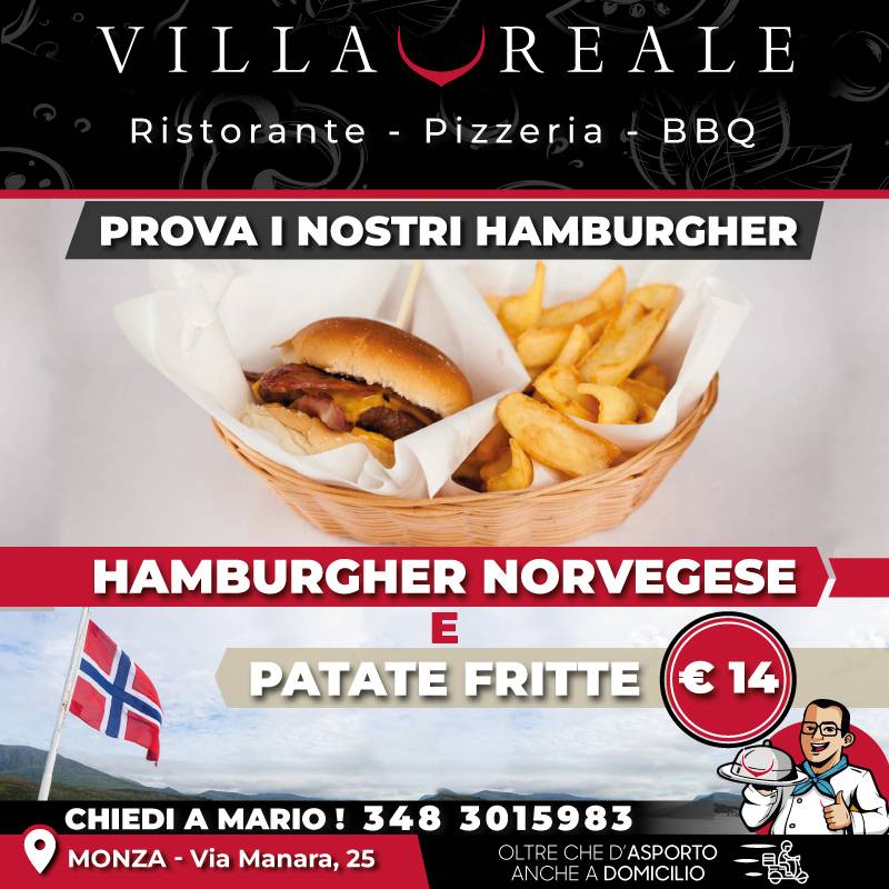 Menu di Villa Reale Ristorante 