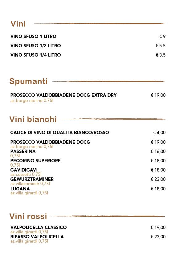 Menu di Golden Garden 