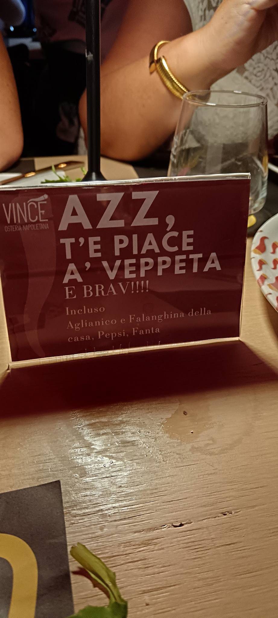 Menu di Vincè Osteria Napoletana 