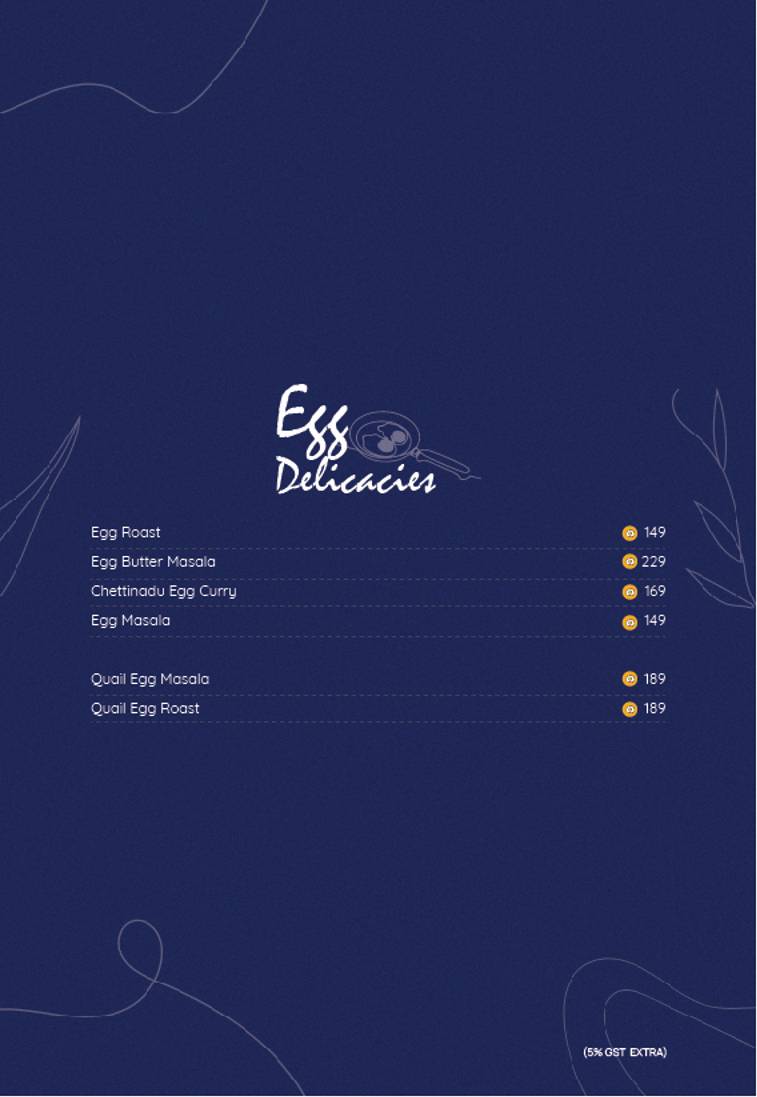 MAZALI RESTAURANT menu