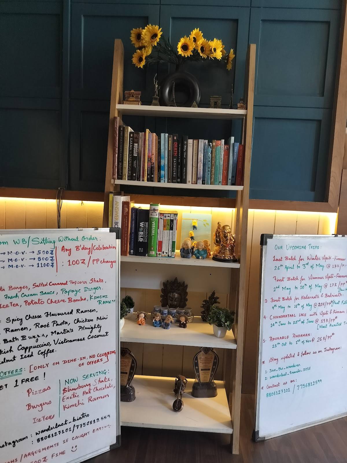 Wanderlust Bistro menu