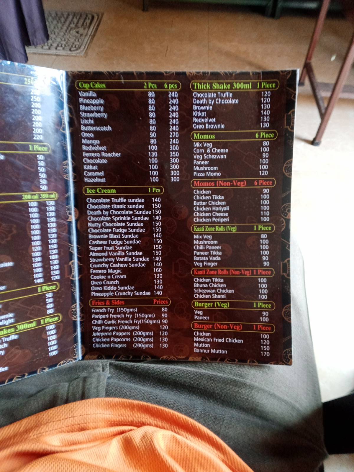 WarmOven Fresh Cakes and Desserts menu