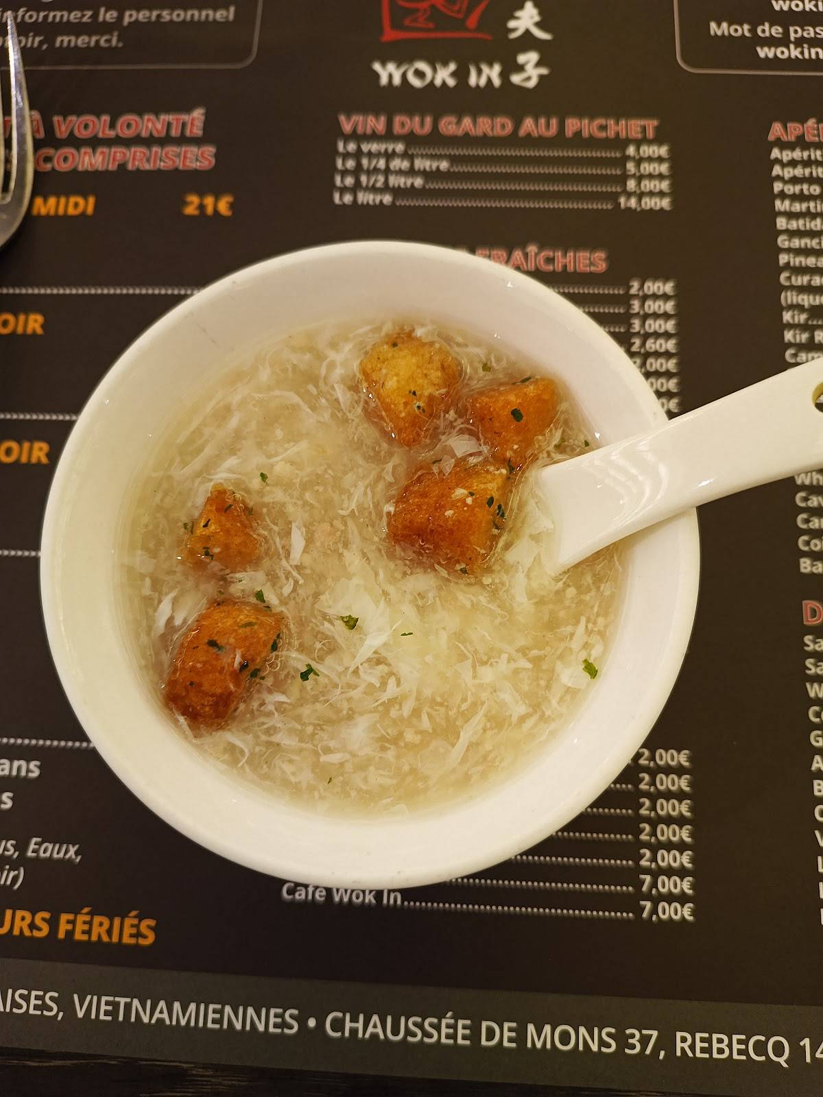 Menu de Wok In
