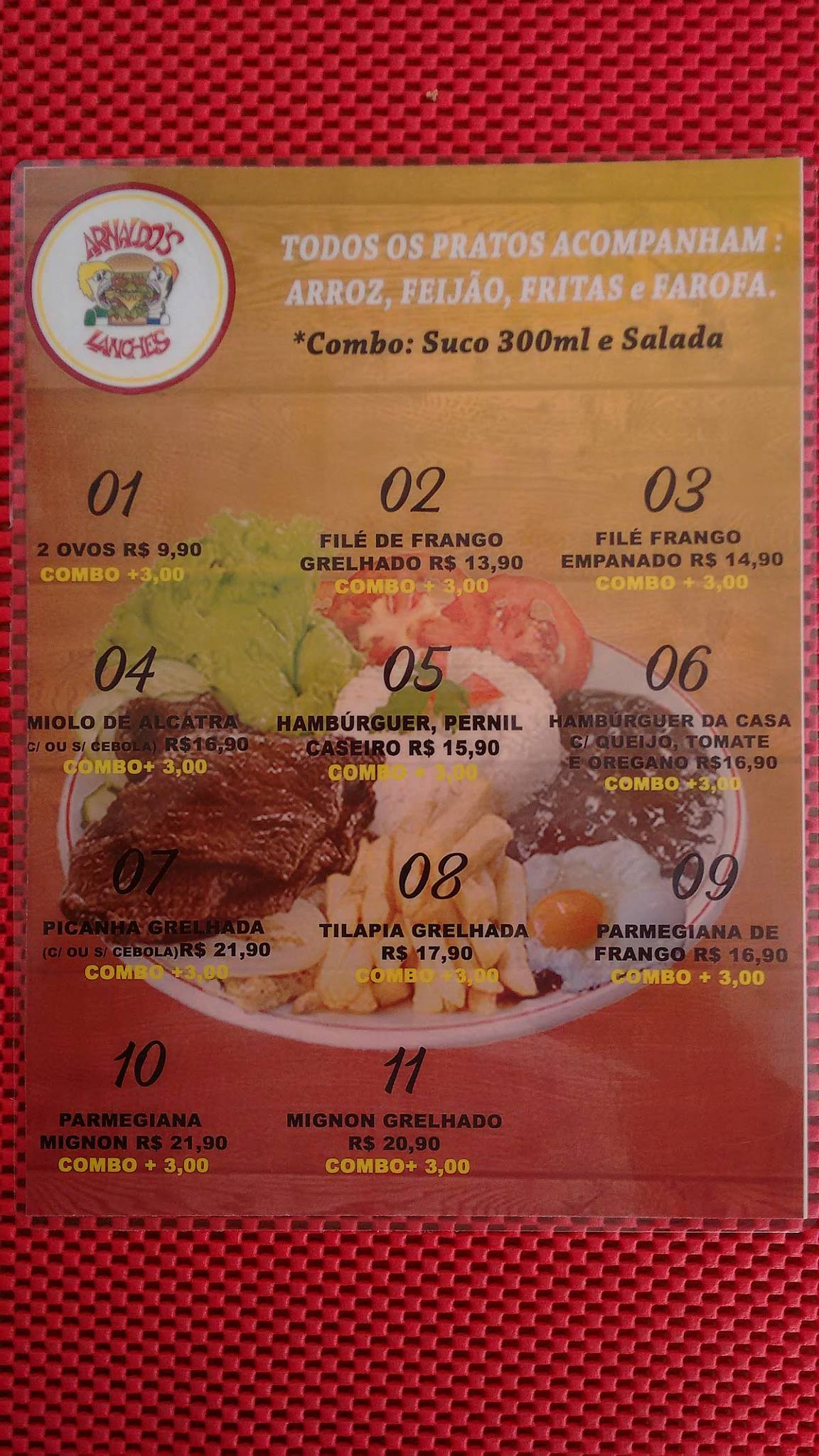Maravilhoso Chopp Bar cardápio