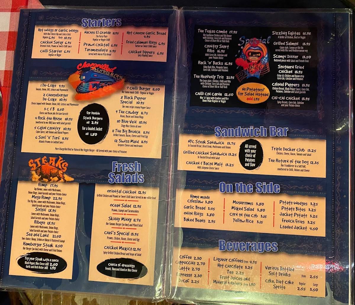 great yarmouth yankee traveller menu