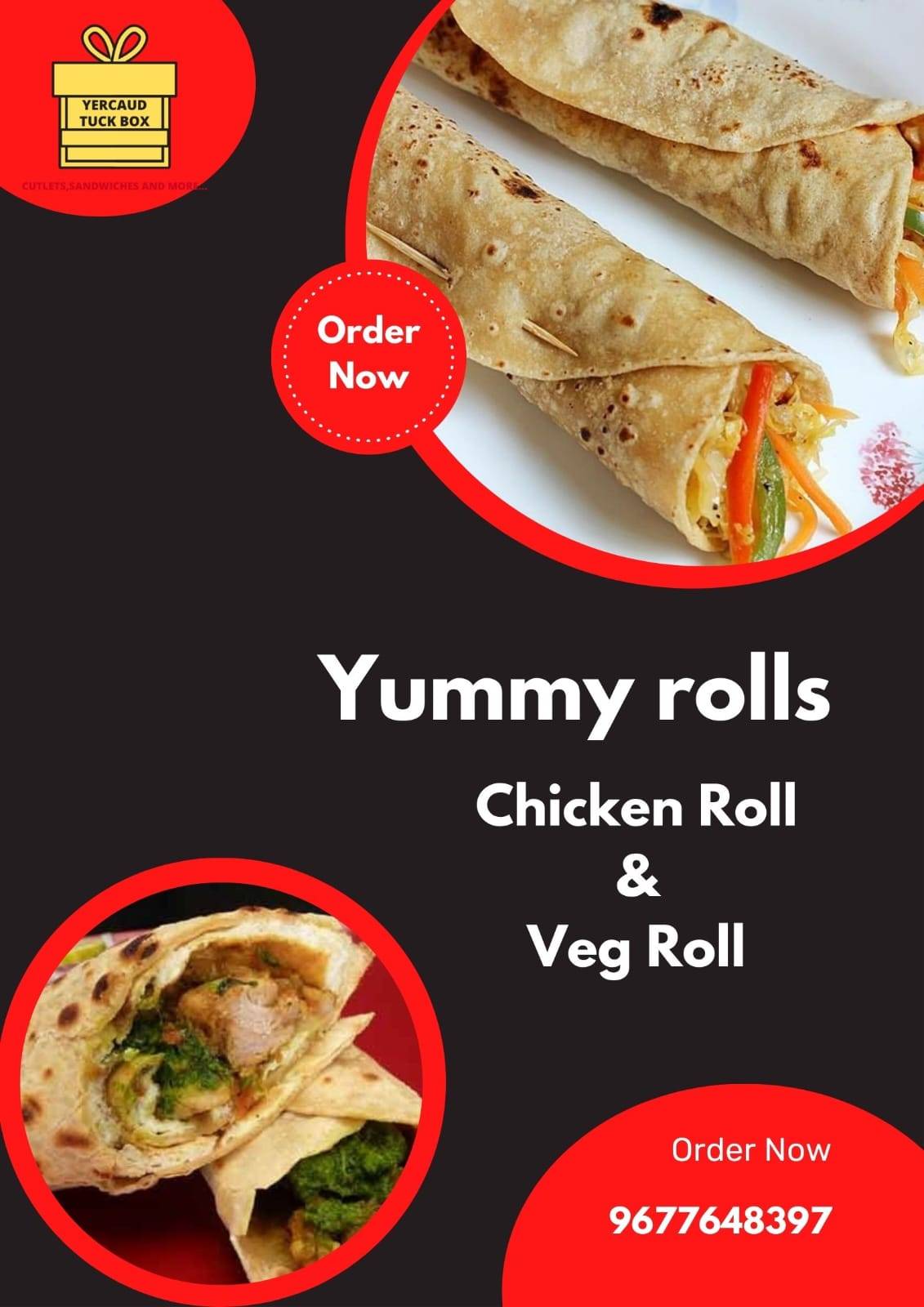 Yercaud Tuck Box menu