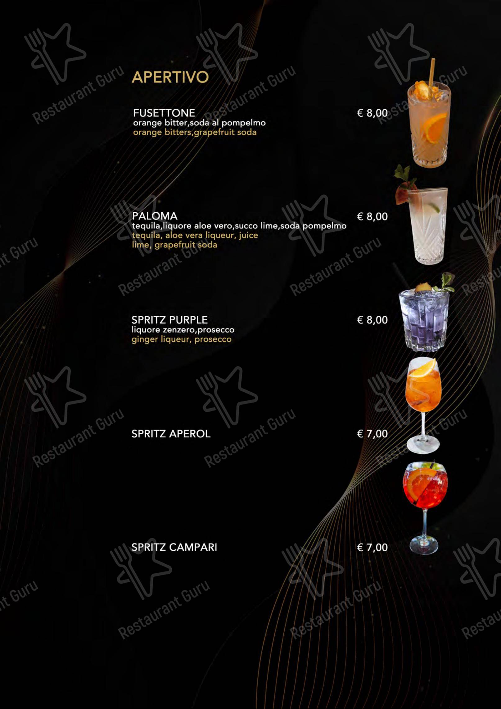 Menu per Yugo in Varazze