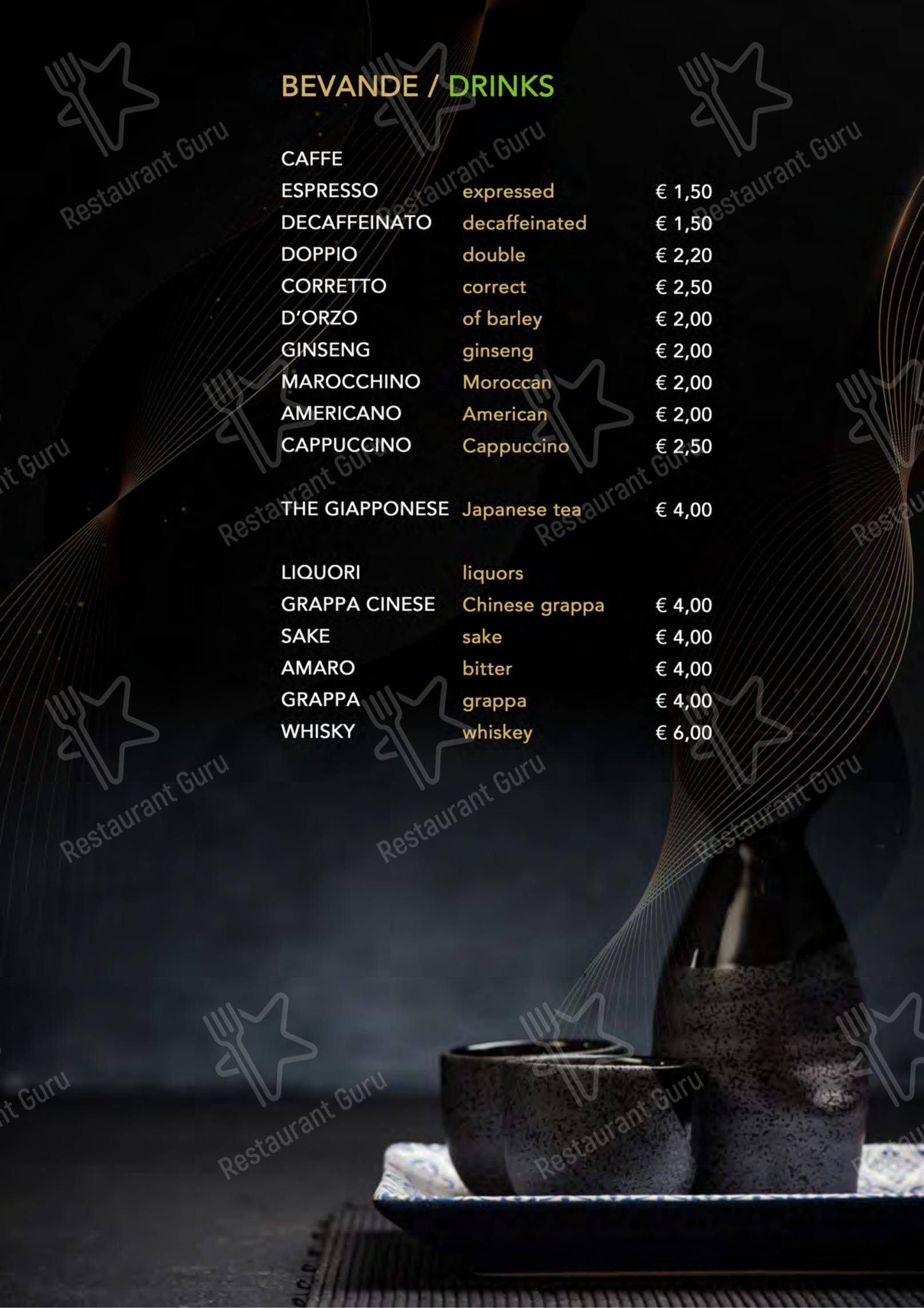 Menu di Yugo - Menu