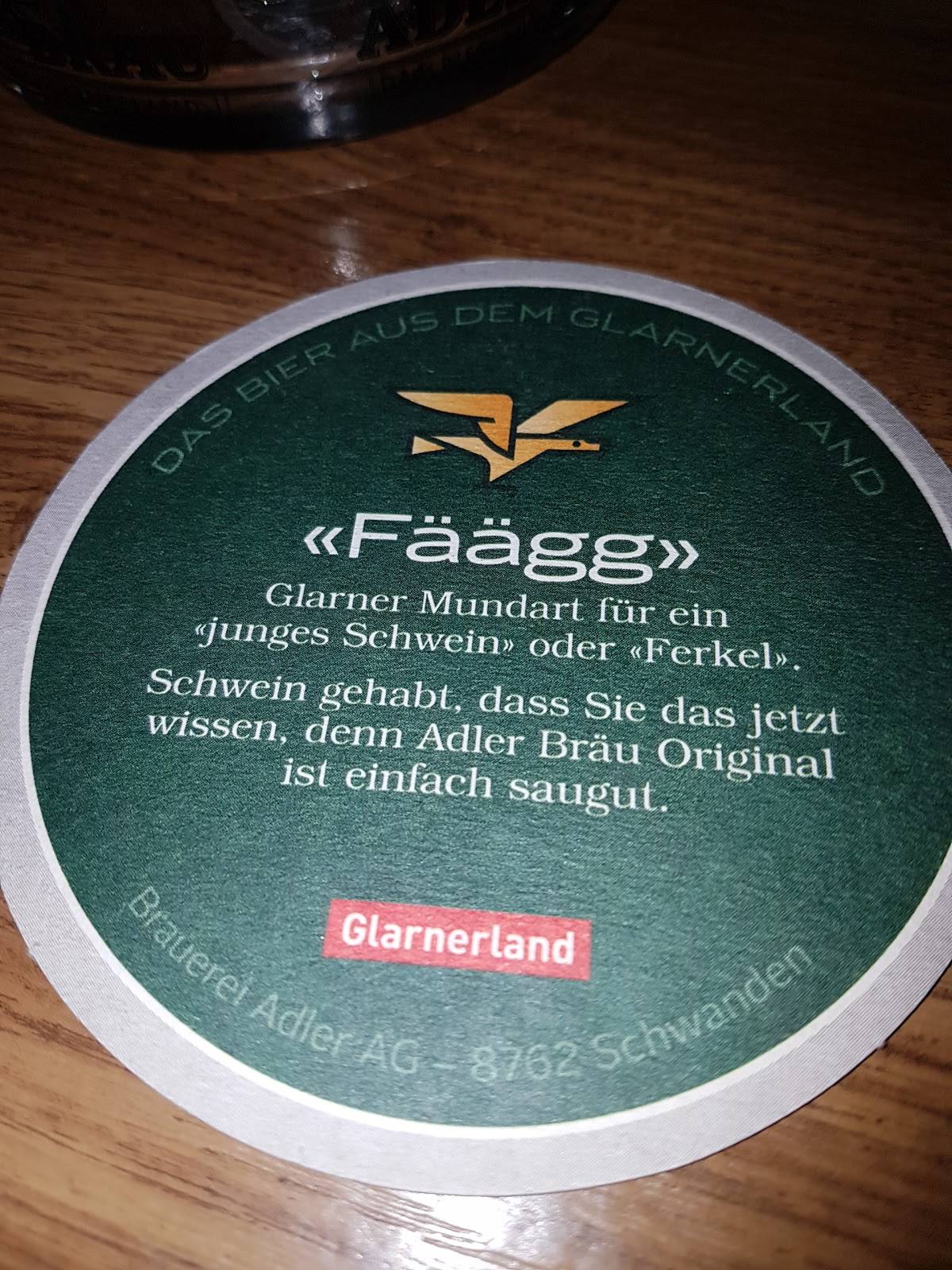 Menu di Zum Grünen Baum 