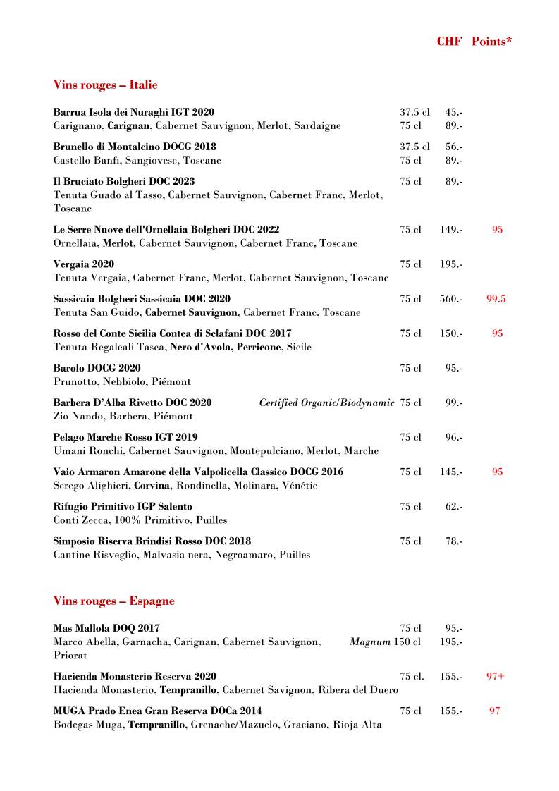 Menu di Hummerbar 