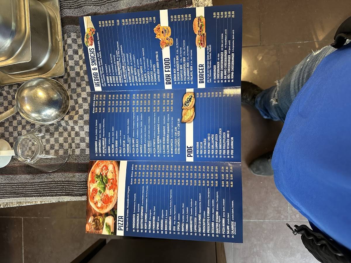 Menu di da amici Food & Drinks 