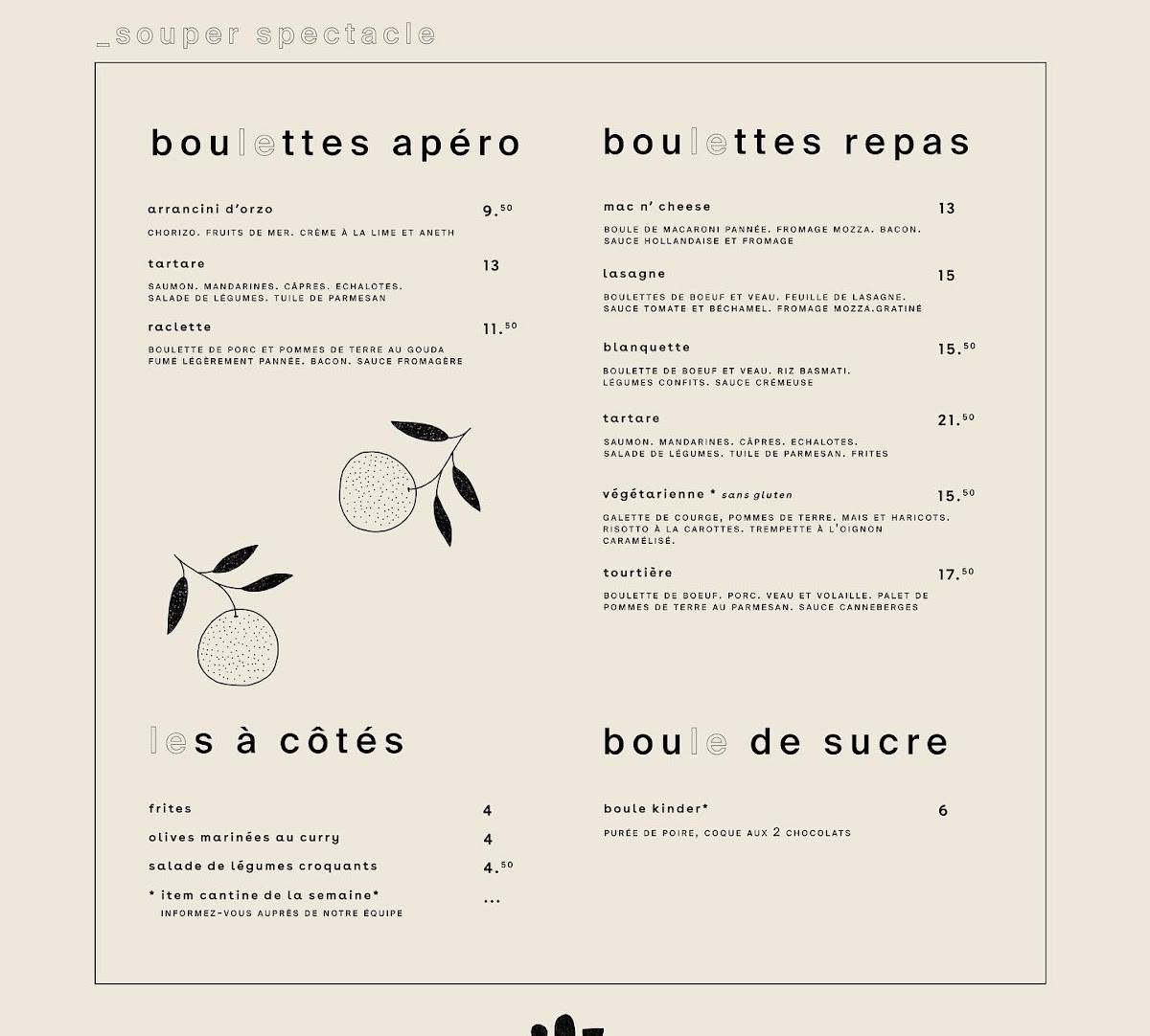 Menu de elli Restaurant