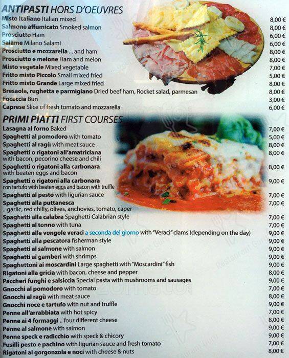 Menu di Rik's Cafe 