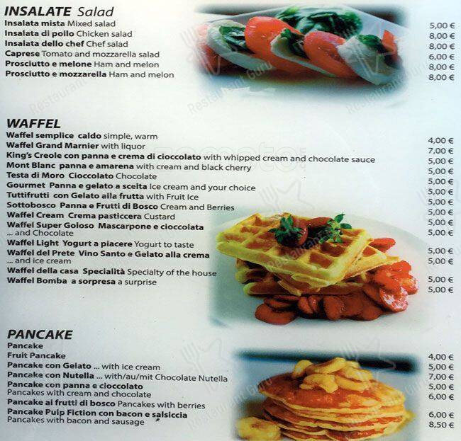 Menu di Rik's Cafe 