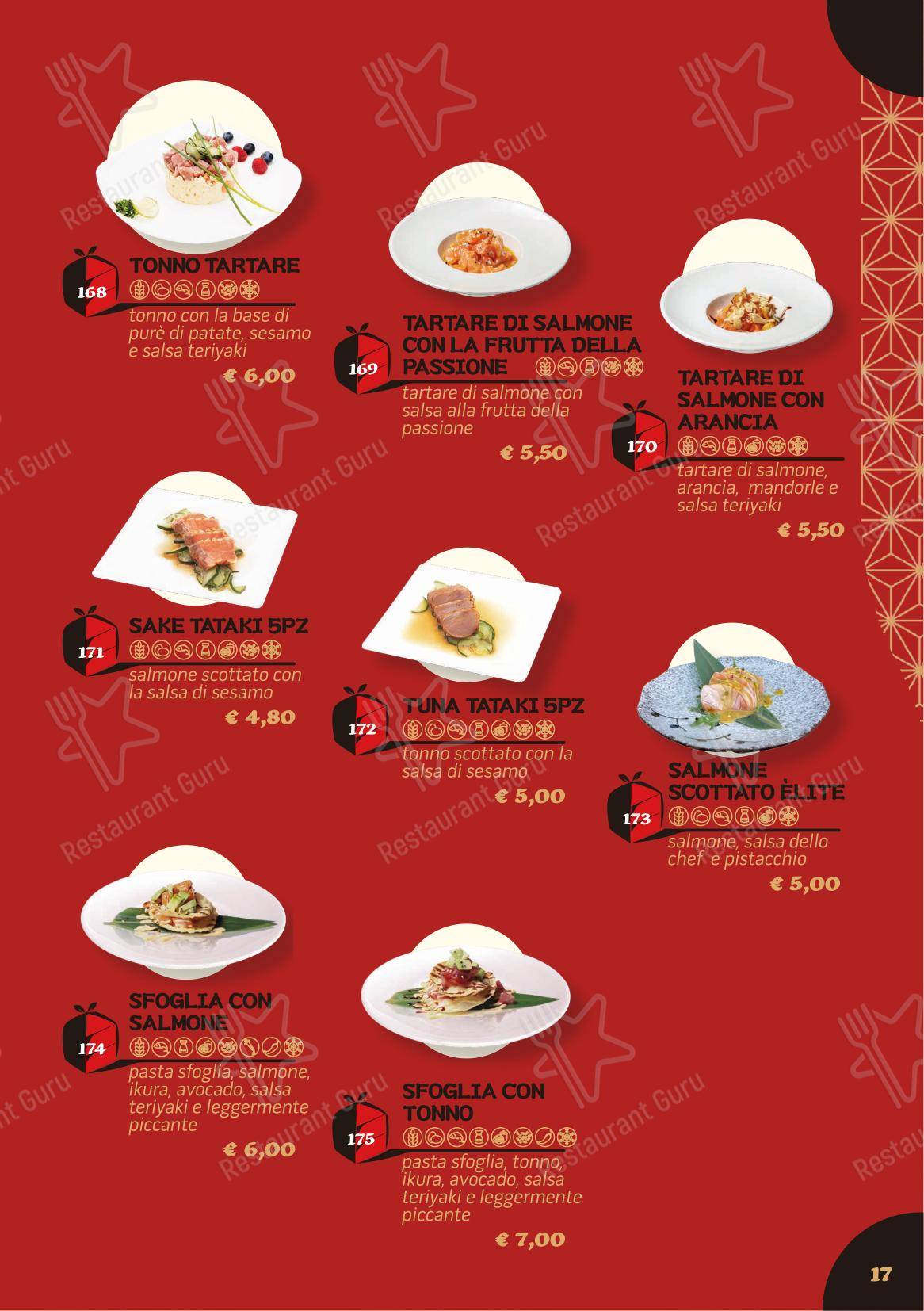 Menu per 5+1 Bentoroma ristorante