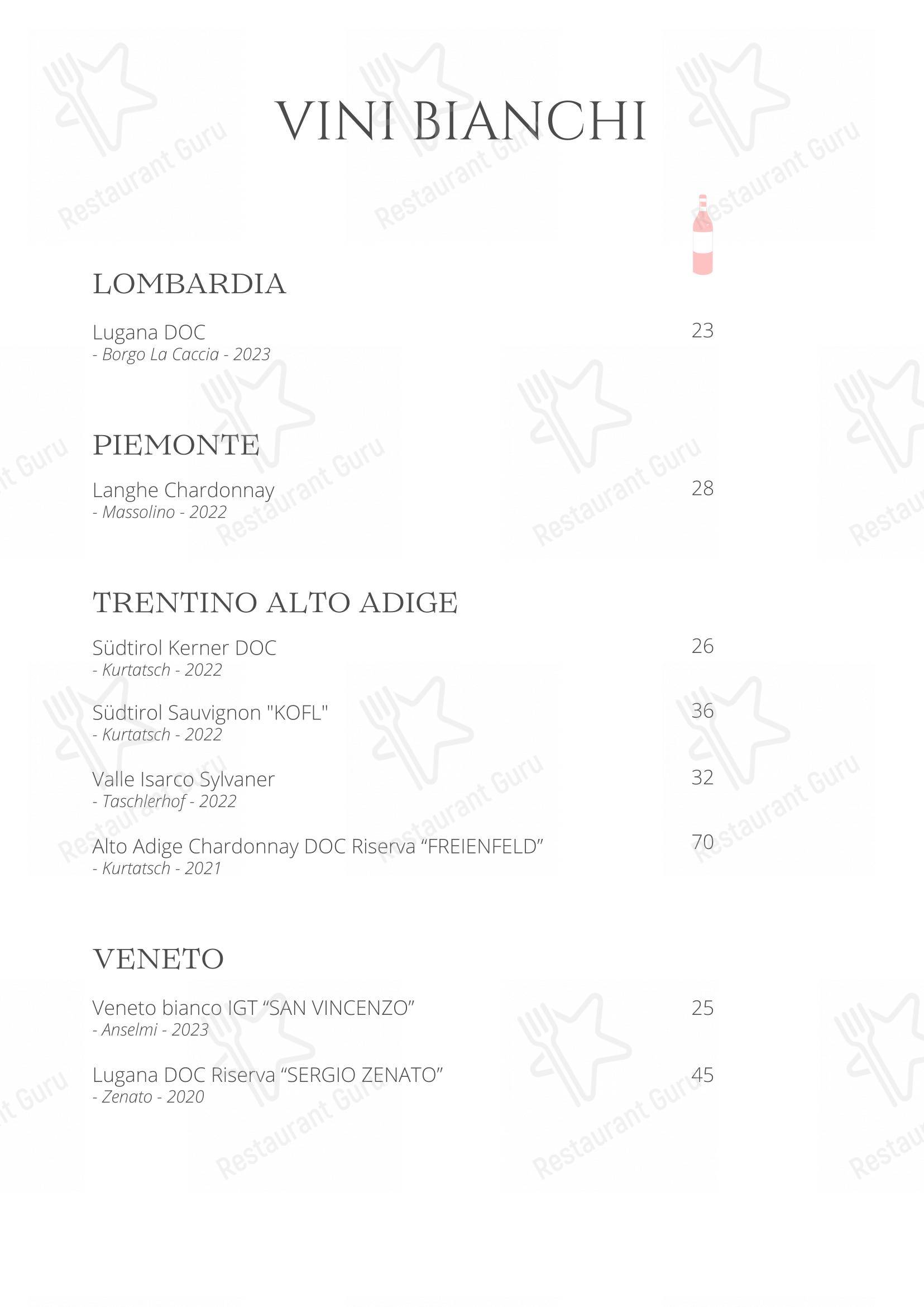 Menu bar per Ristorante Bar Lario in Como