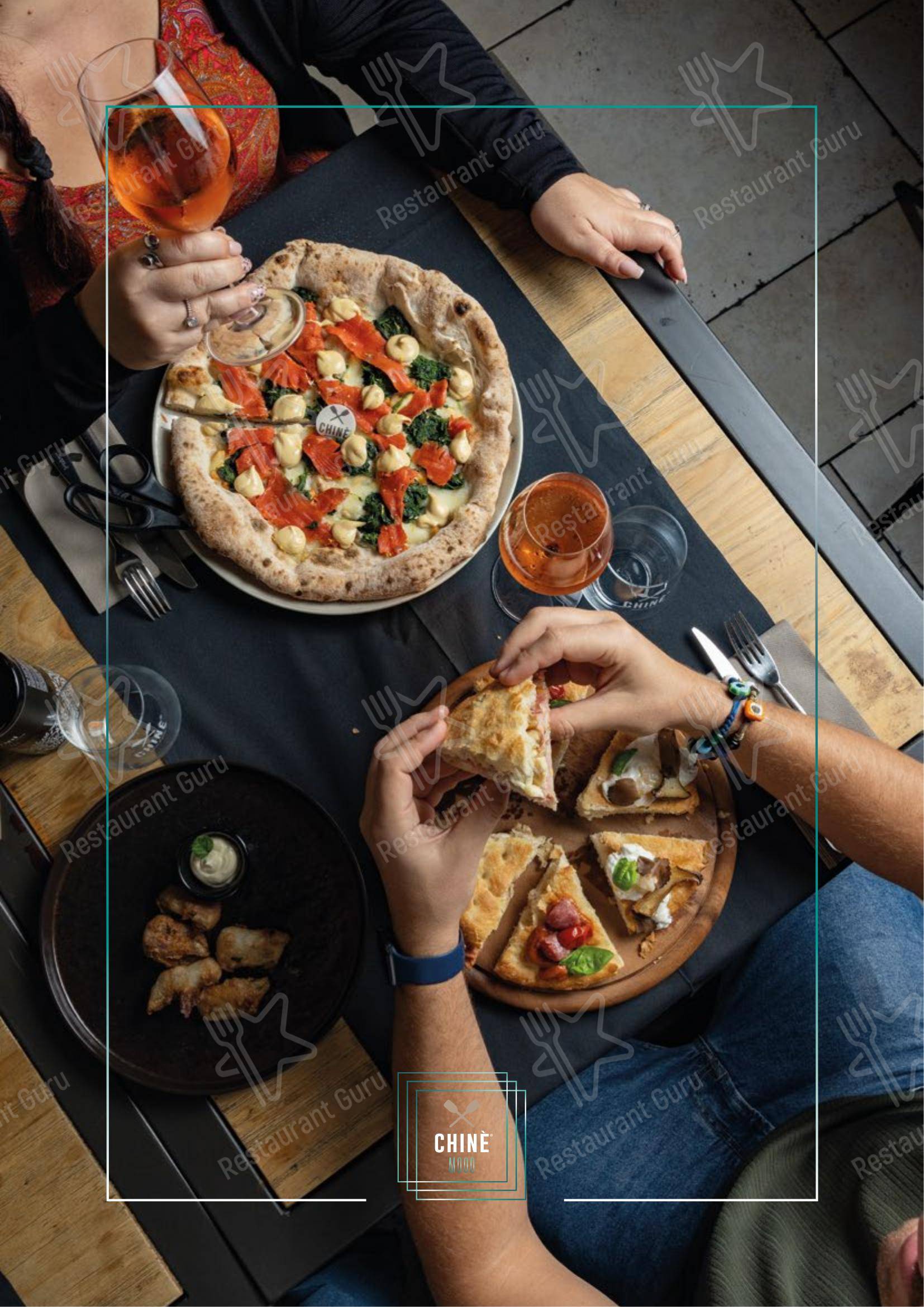 Menu per Chinè pizzeria