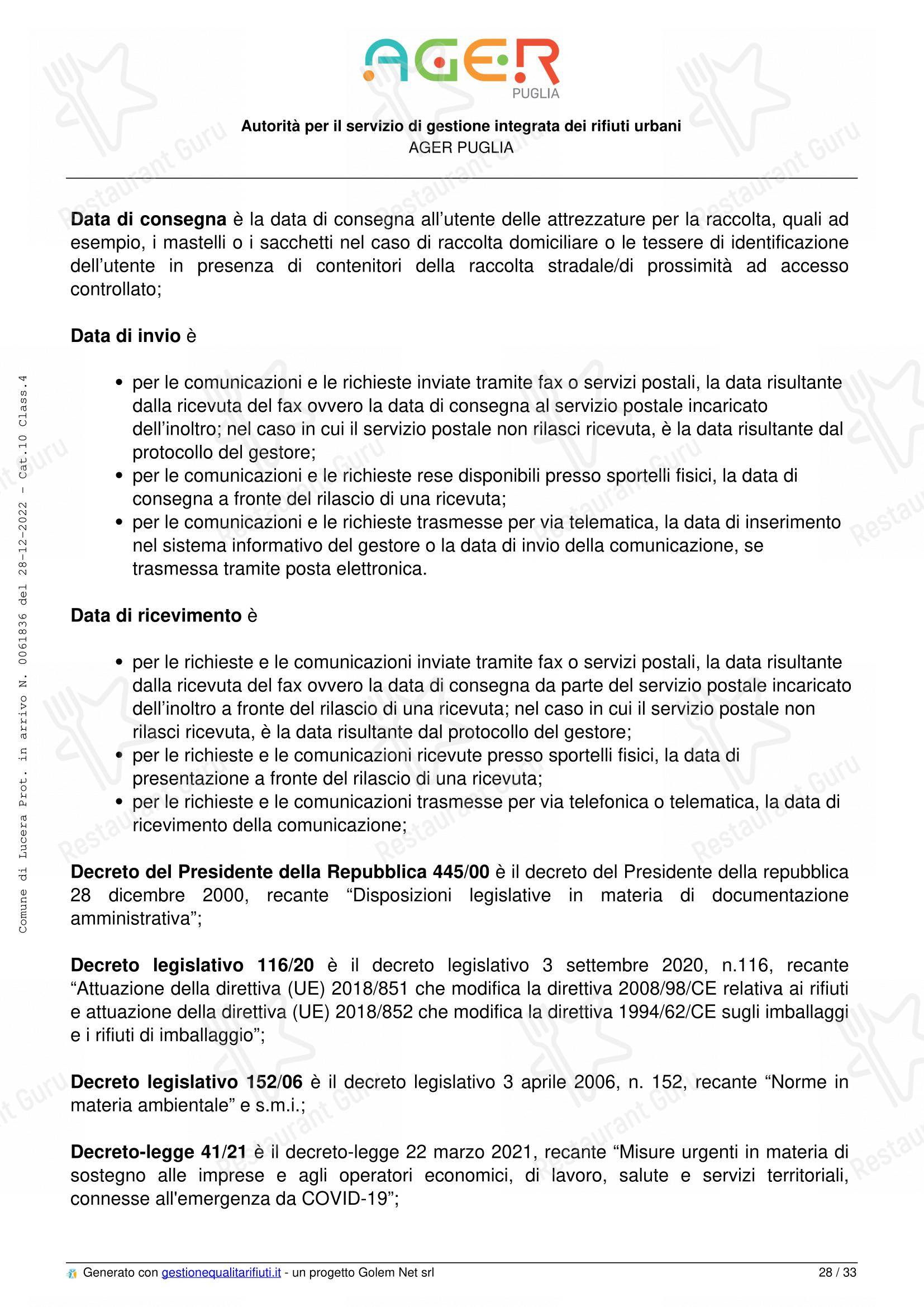Menu di Galaad - Детское