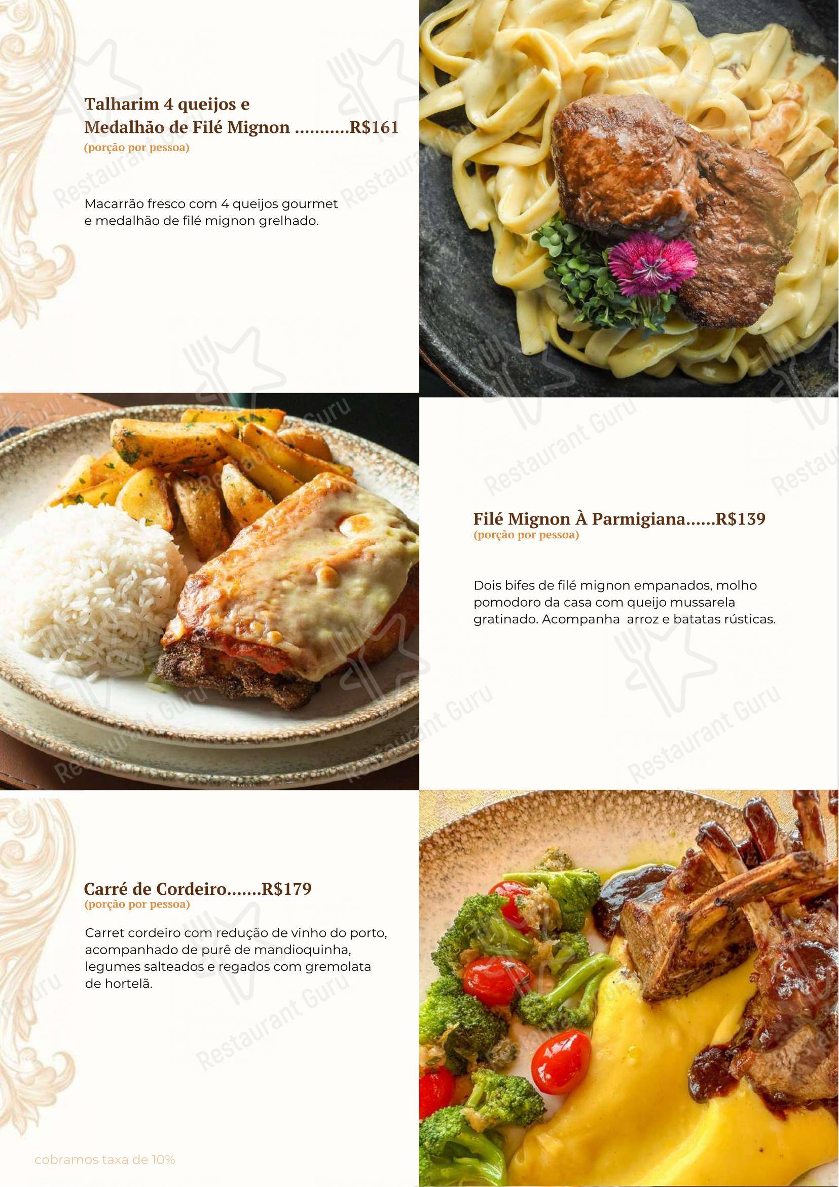 Menu para Restaurante Giratório RF Vision em Gramado