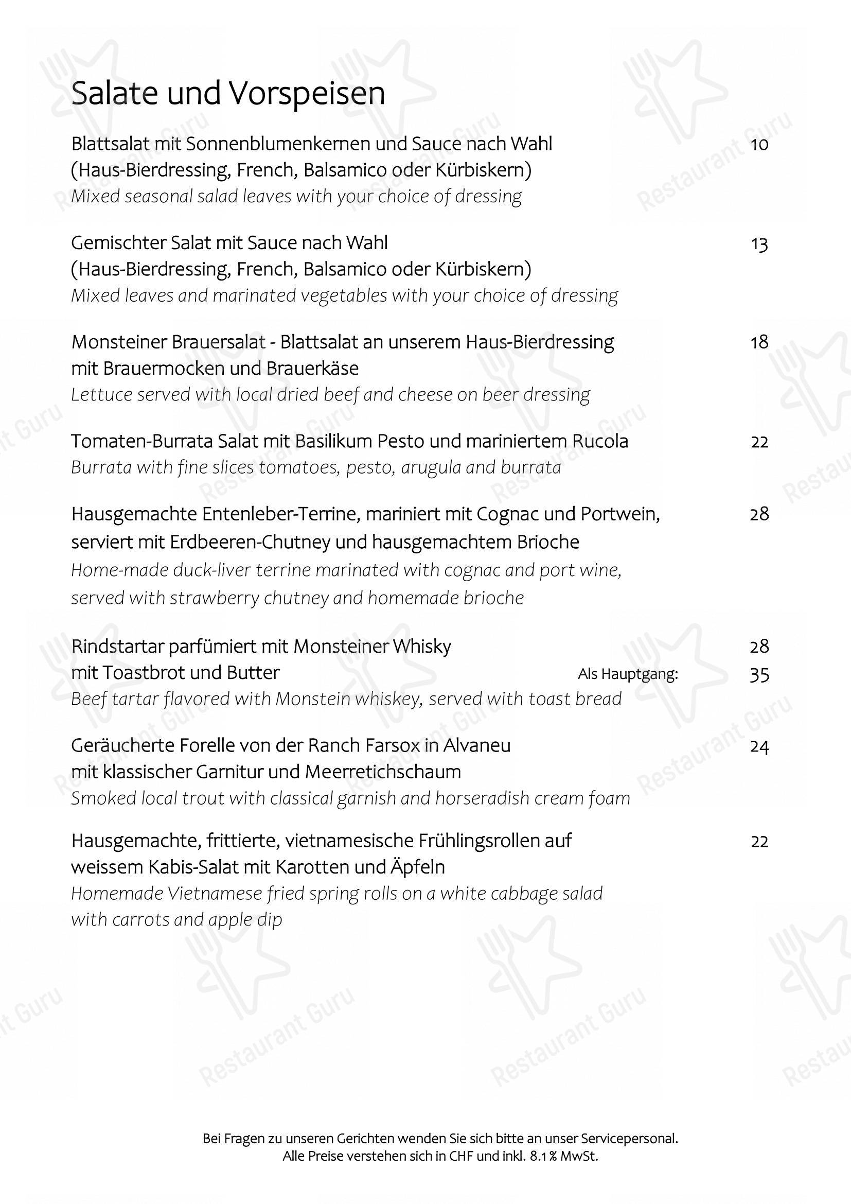 Menu bar per Hotel Ducan pub & bar