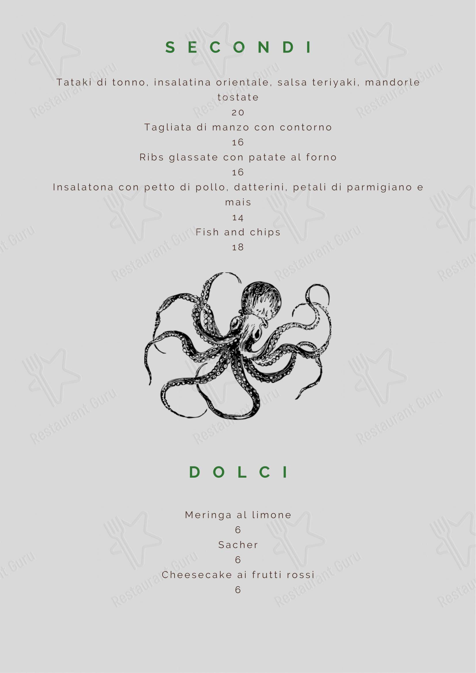 Menu per MEMENTO