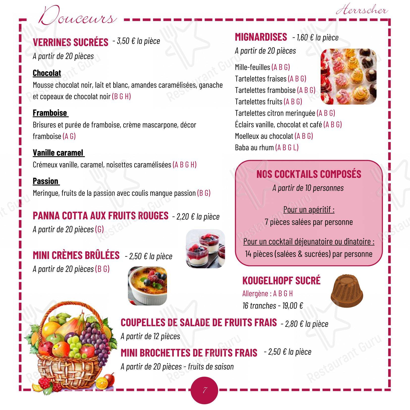 Menu bar pour Restaurant Le Bonaventure bbq