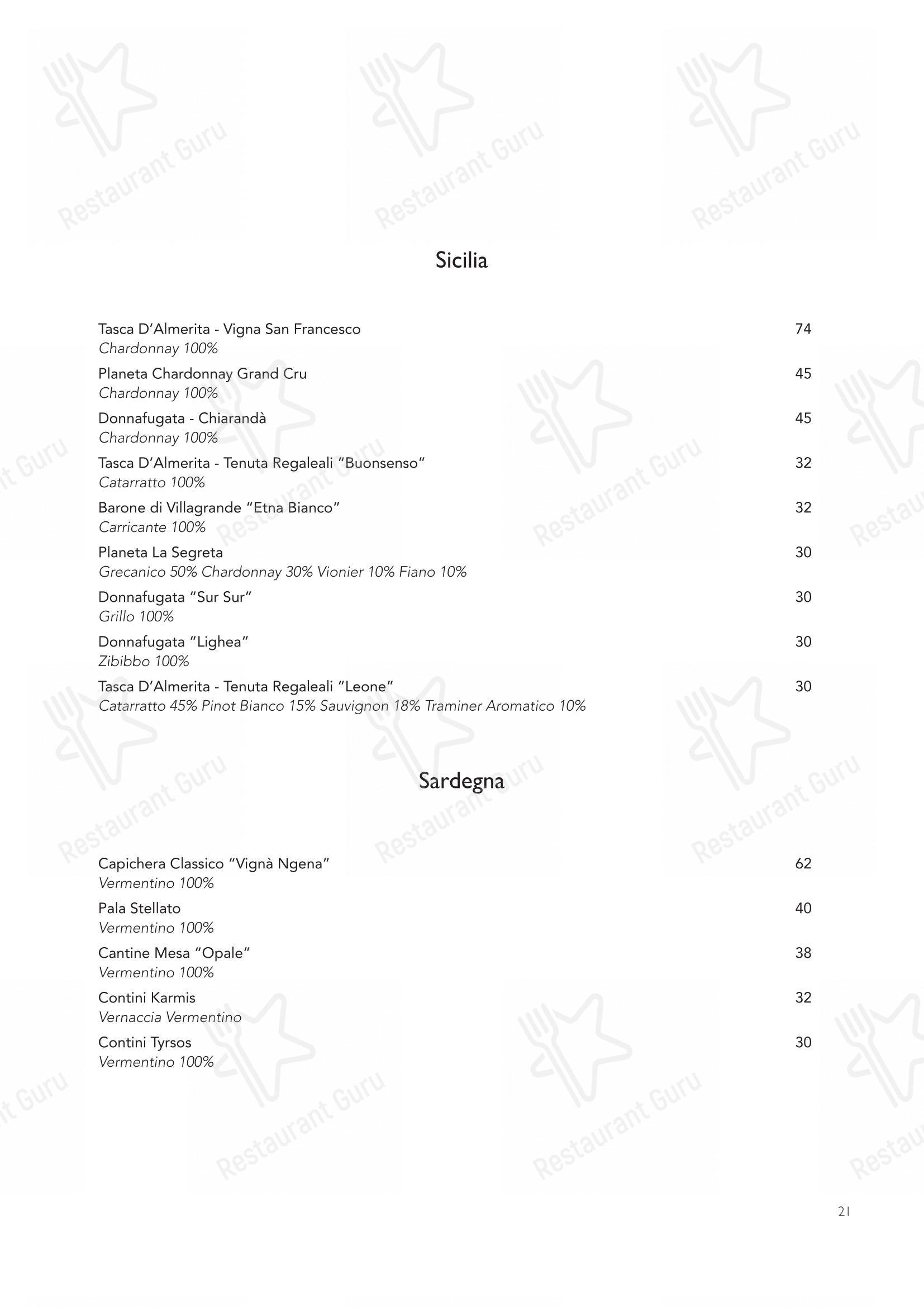 Menu di Nojo - Menu bar
