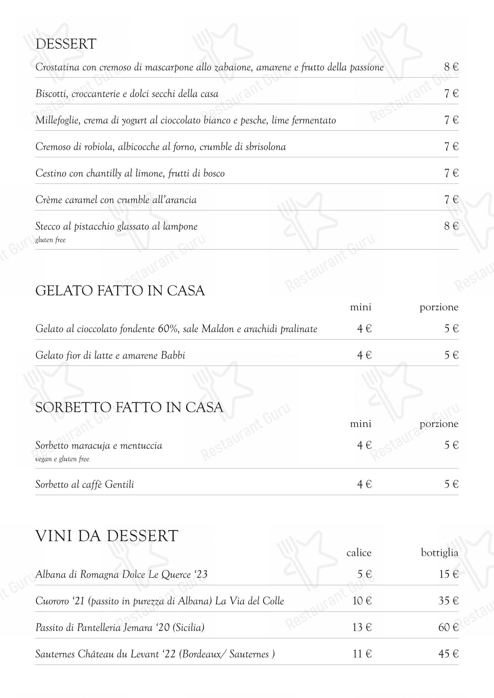 Menu di Quel Castello di Diegaro - Ristorante e Pizzeria - Основное меню