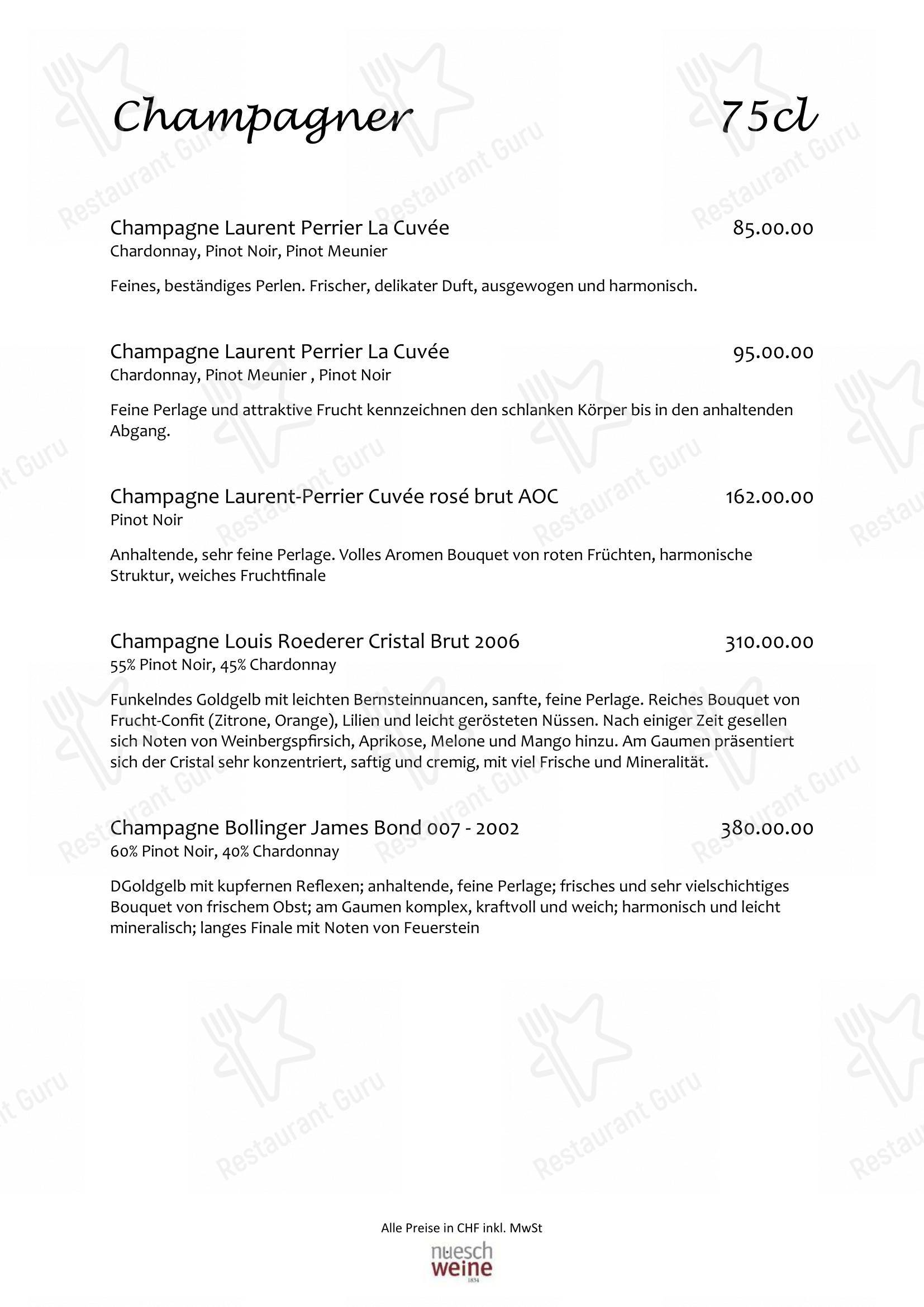 Menu per Restaurant VIVA St. Moritz ristorante