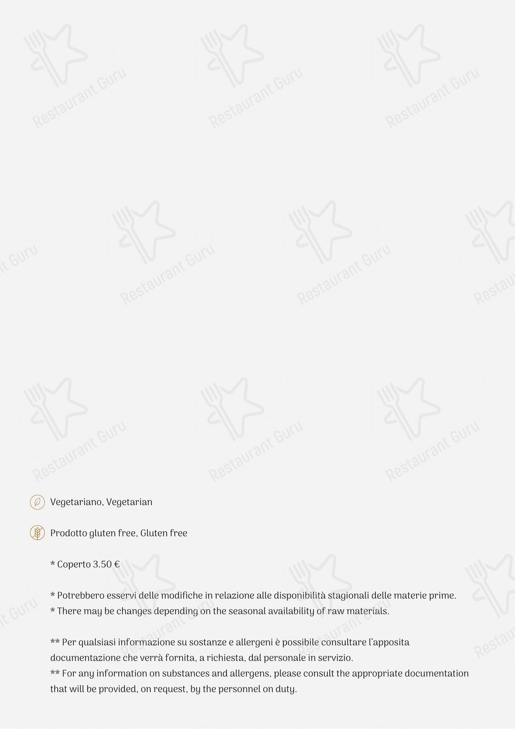 Menu bar per Ristorante Antiche Mura in Riva del Garda