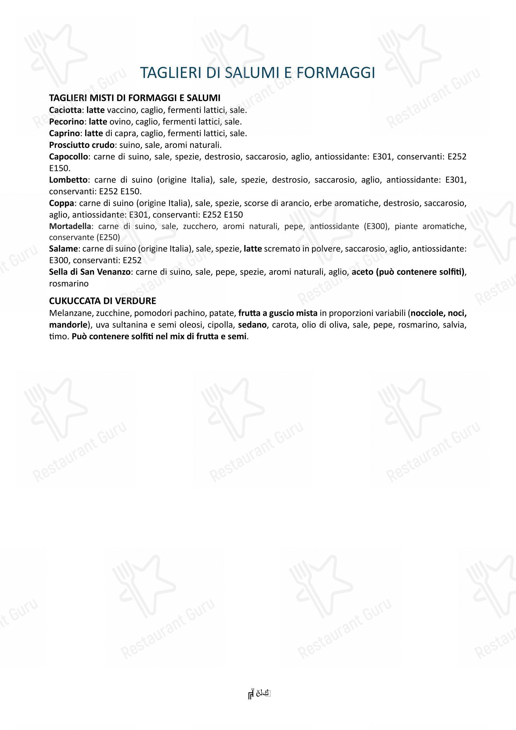 Menu di Ristorante CUKUC - Menu