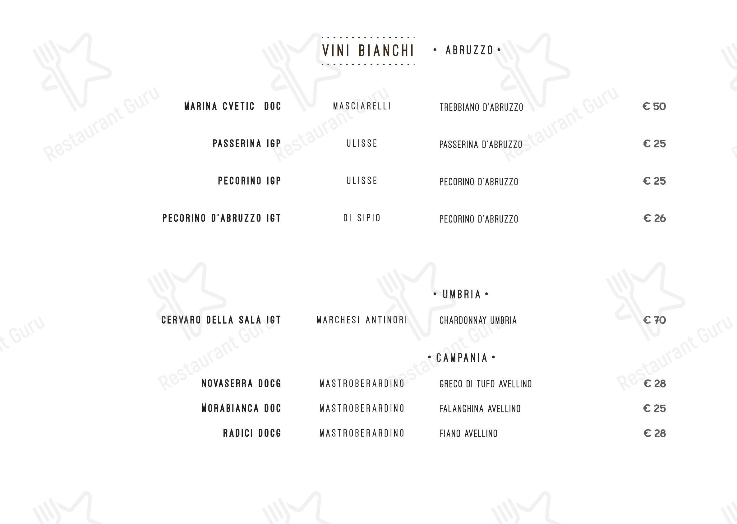 Menu di Ristorante Piazza Palmieri - 菜单