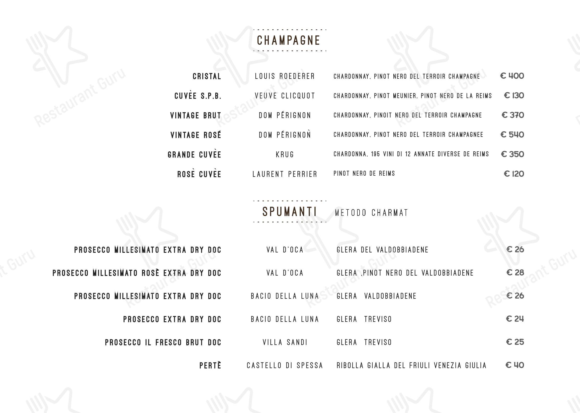 Menu di Ristorante Piazza Palmieri - 菜单