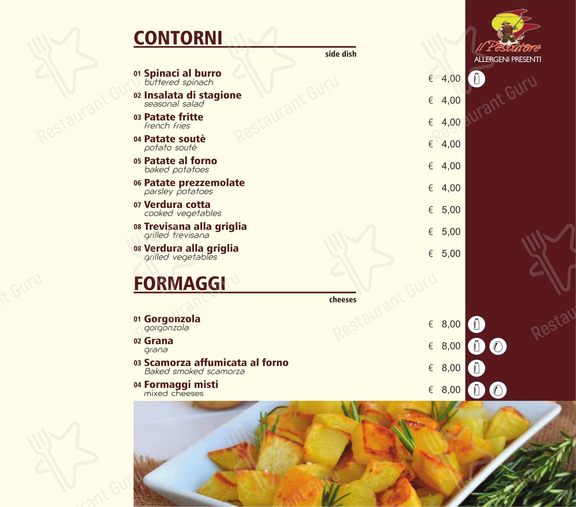 Menu per Ristorante Pizzeria Il Pescatore 4 pizzeria