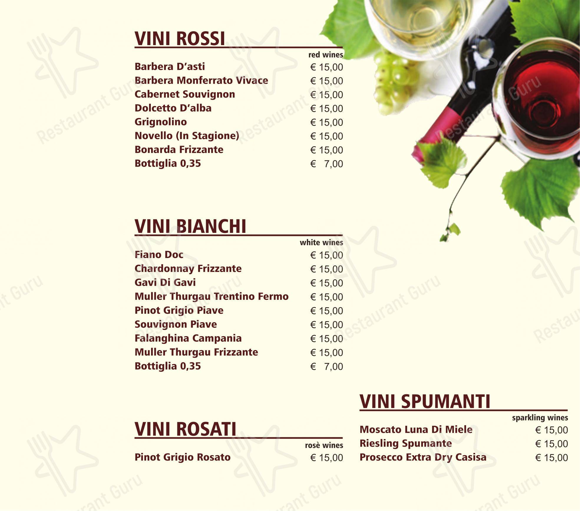 Menu per Ristorante Pizzeria Il Pescatore 4 in Casale Monferrato