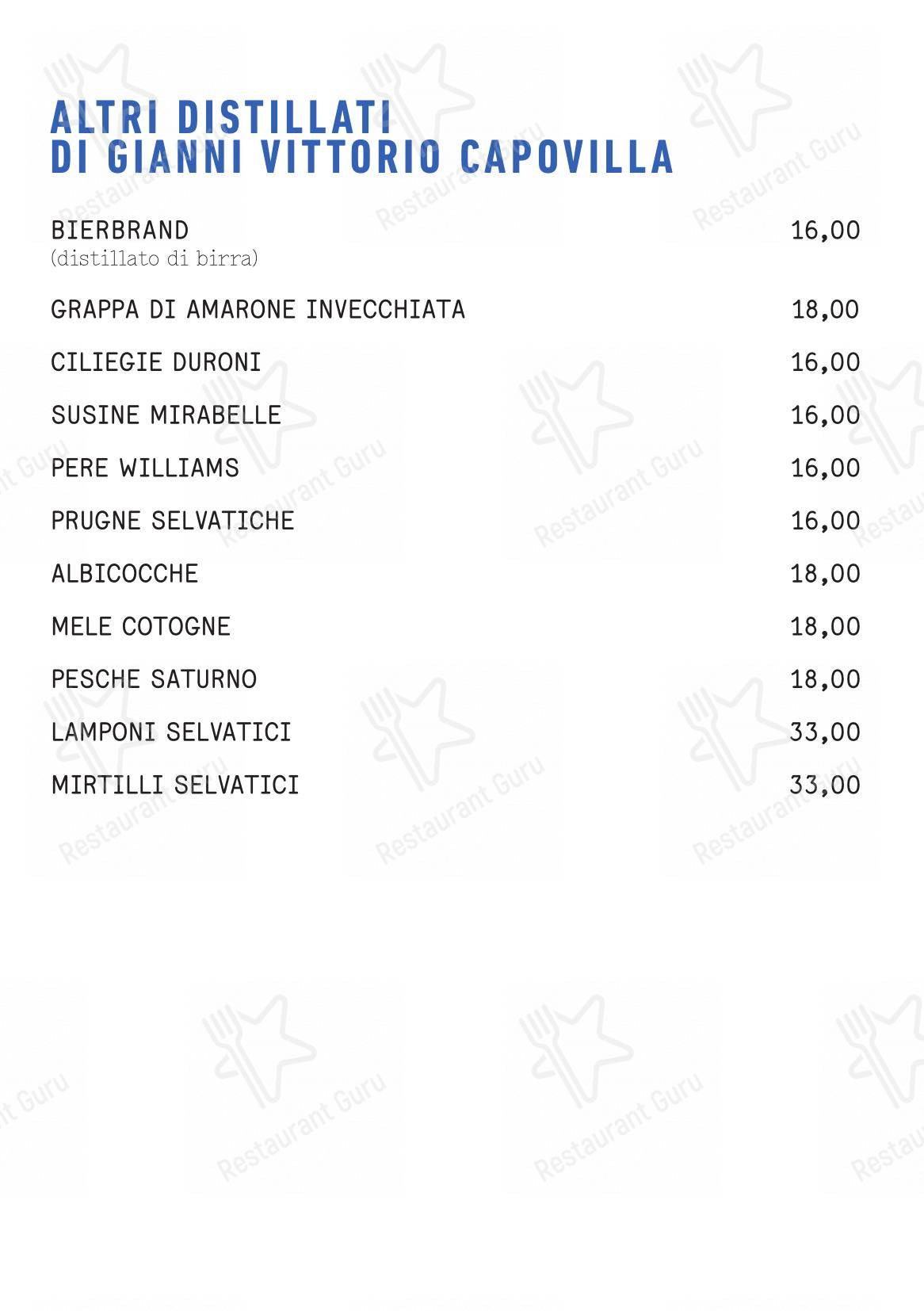 Menu pour Roscioli Salumeria con Cucina - Детское