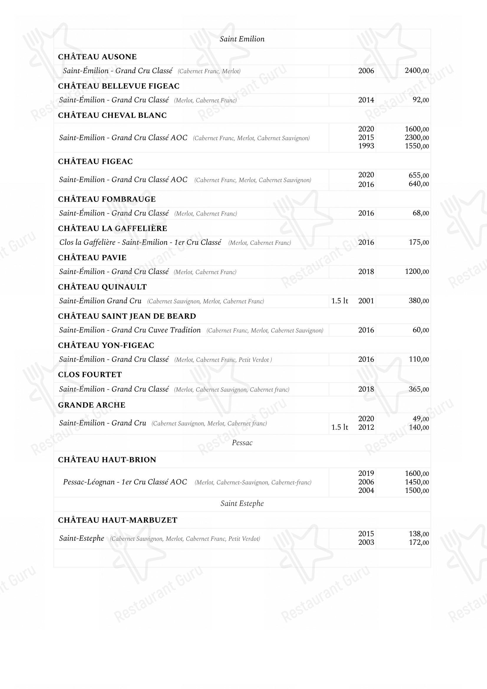 菜单 per Saviotti ristorante