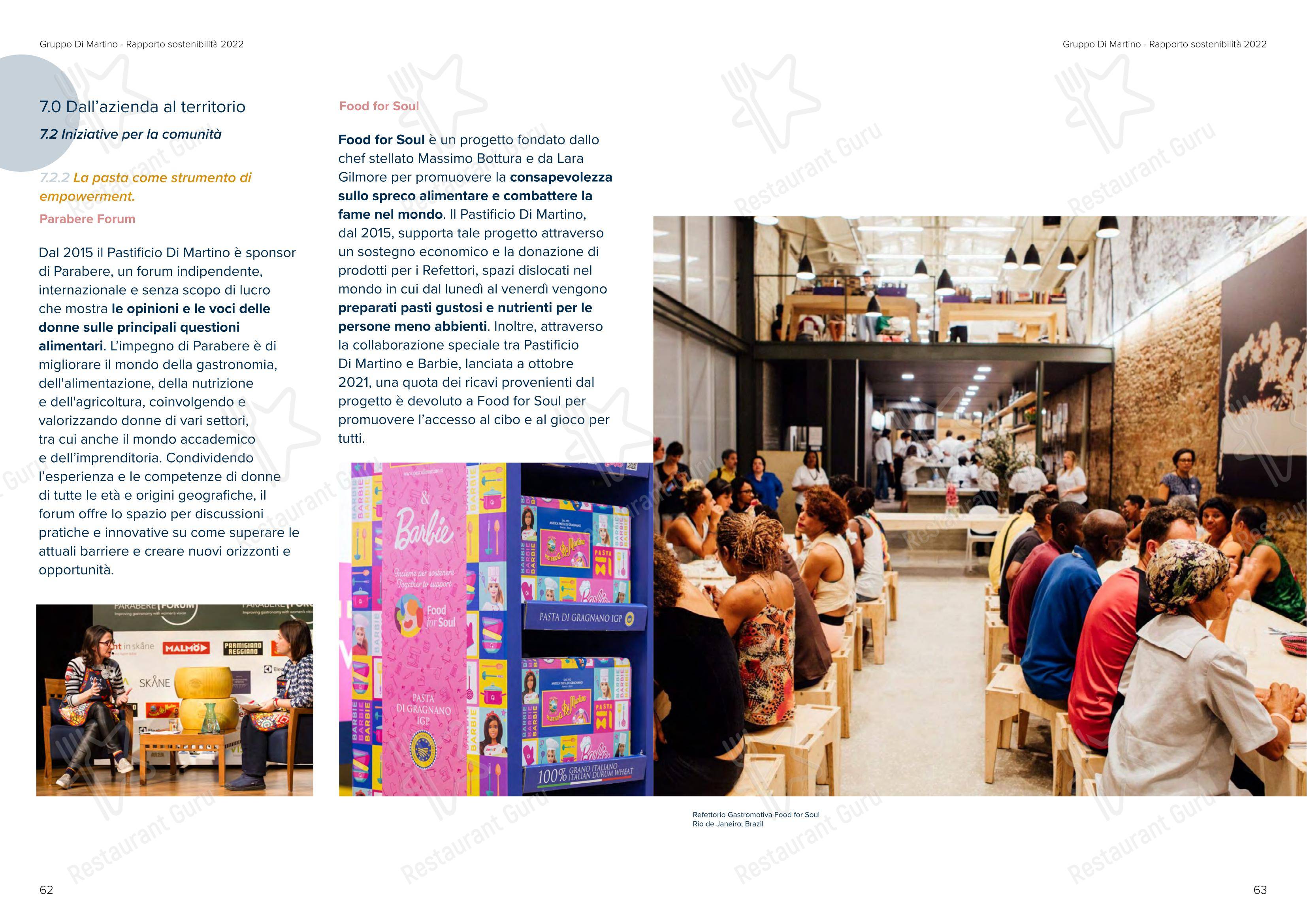 Menu per Sea Front Di Martino Pasta Bar pub & bar