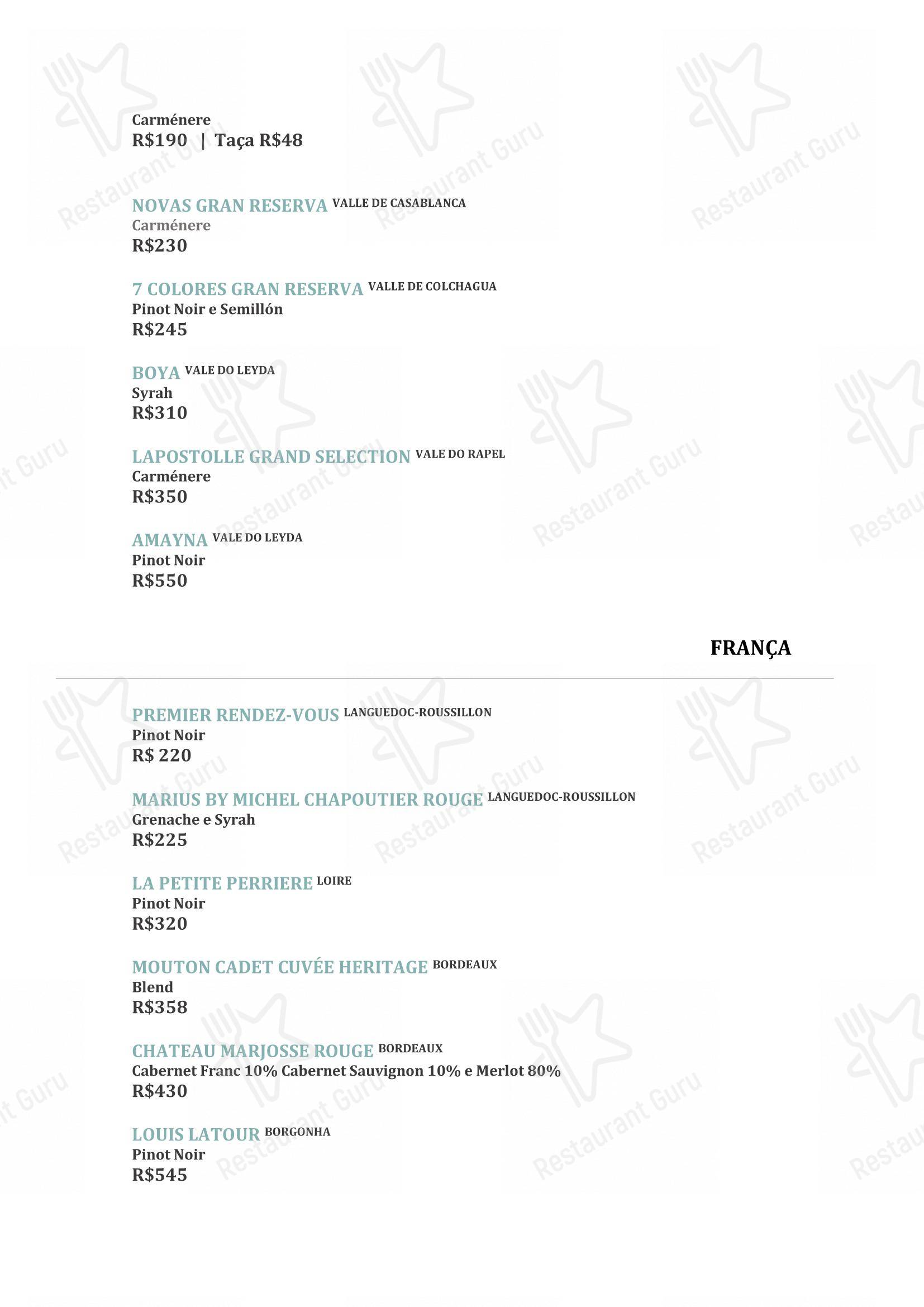 Tanit Culinária Espanhola - Основное меню