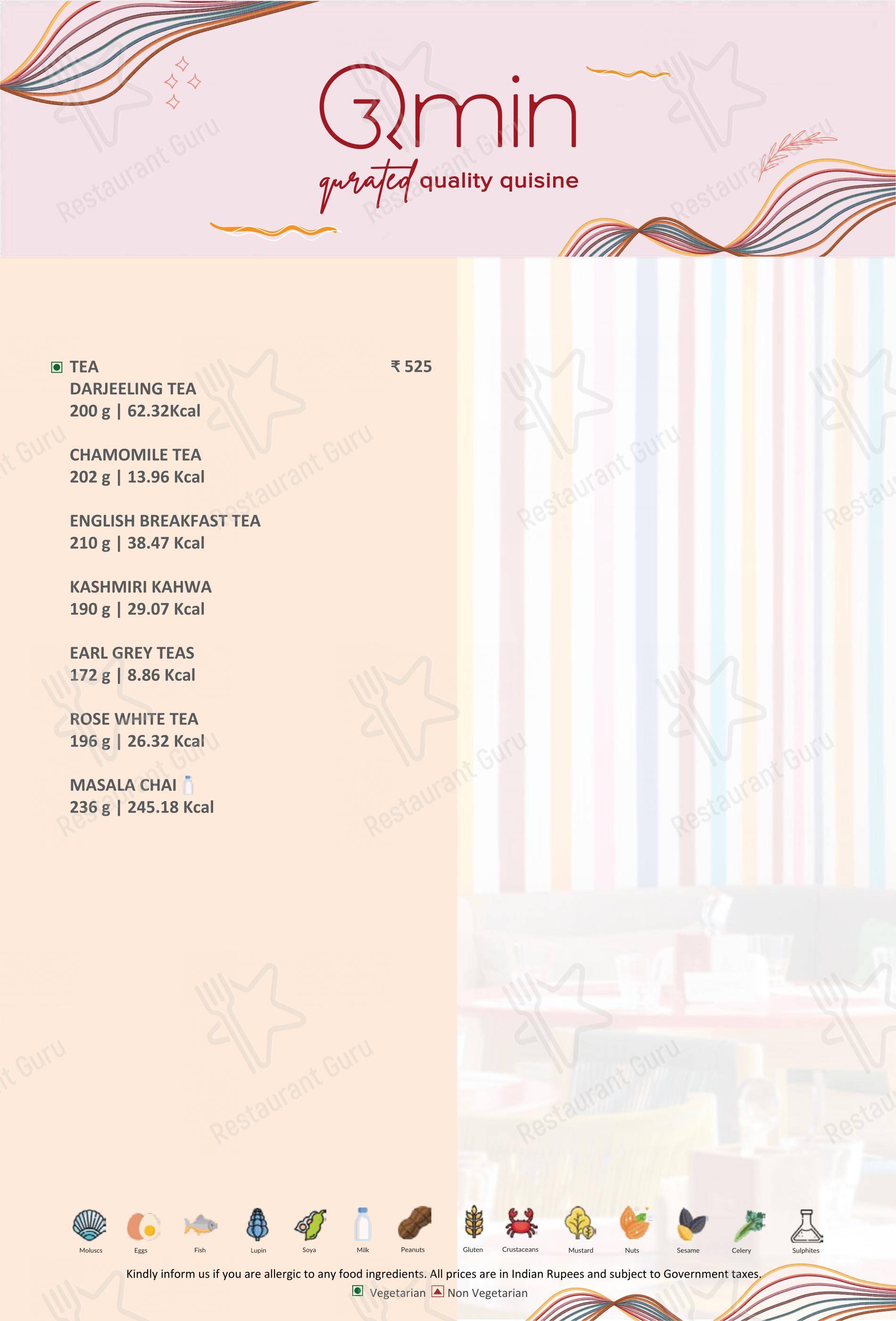 Thai Pavilion menu - 菜单