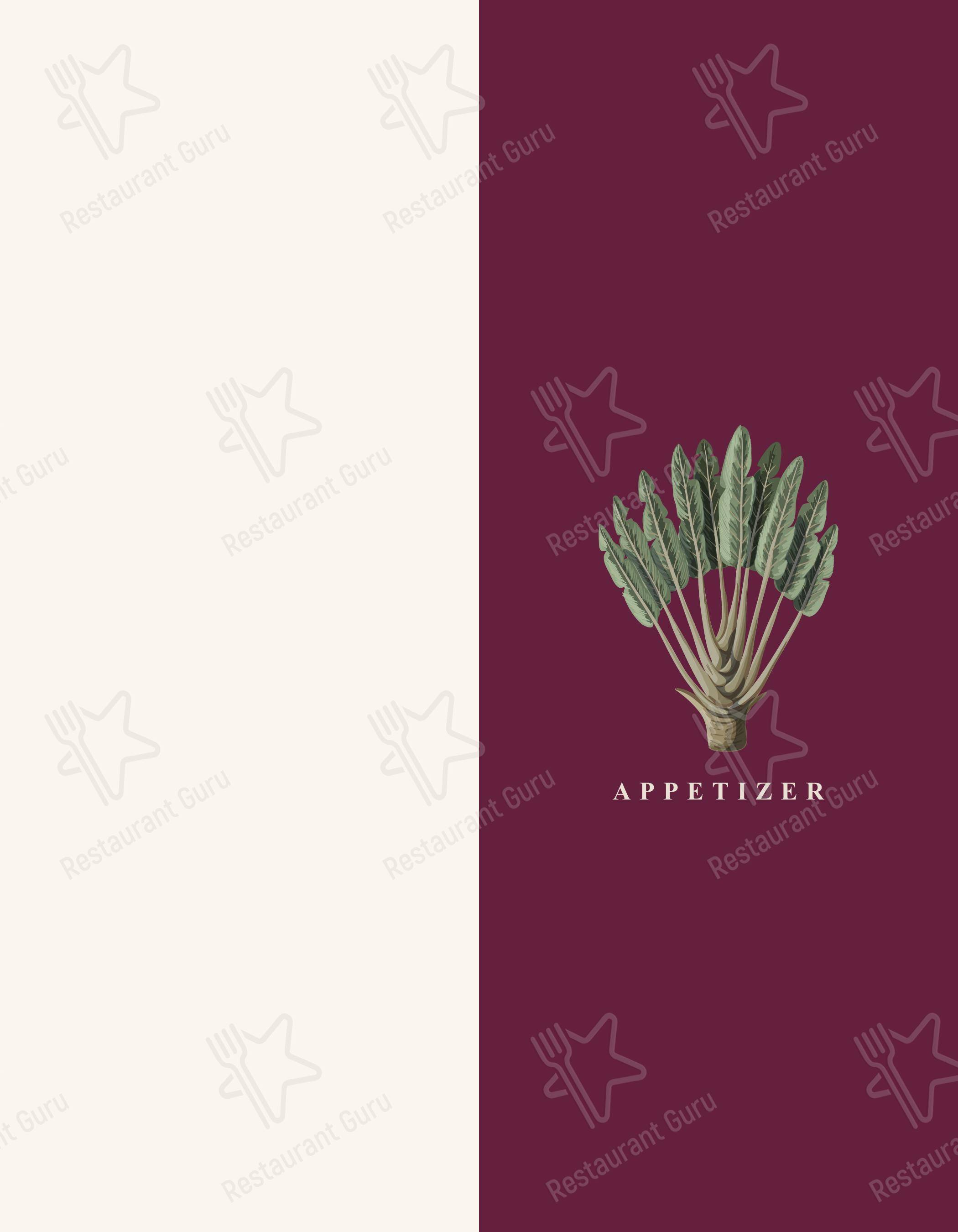 Крафт меню for Thai Pavilion in Mumbai