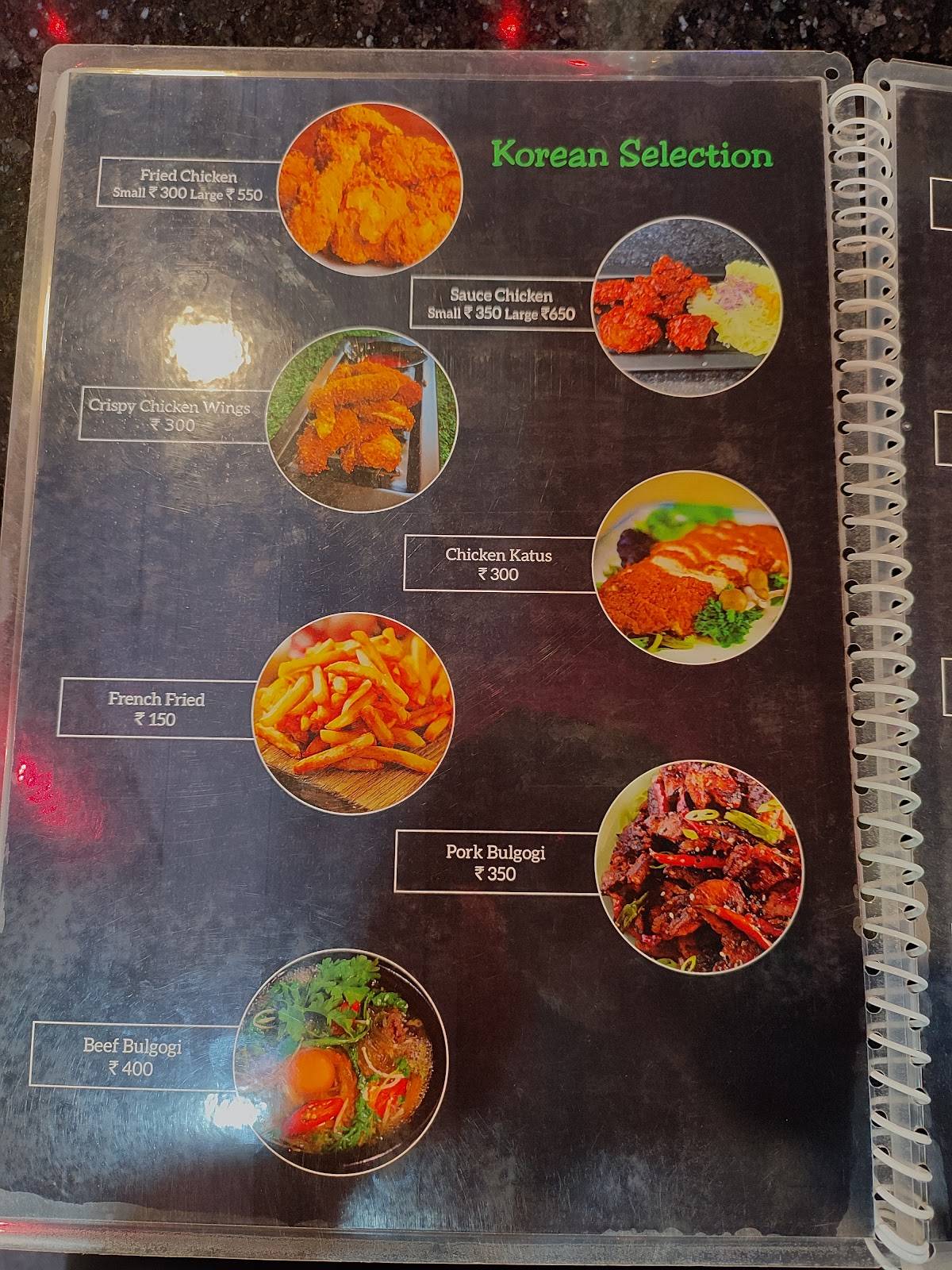 29 CITY CAFE 5th Mile menu