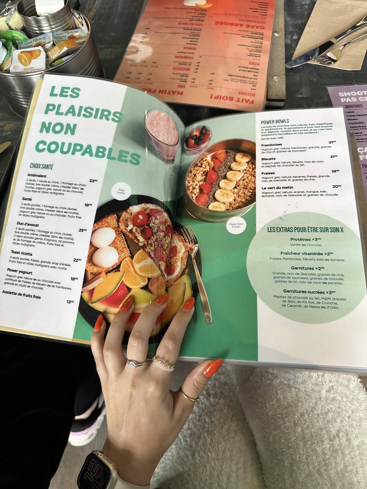 Menu de 9 resto déjeuner