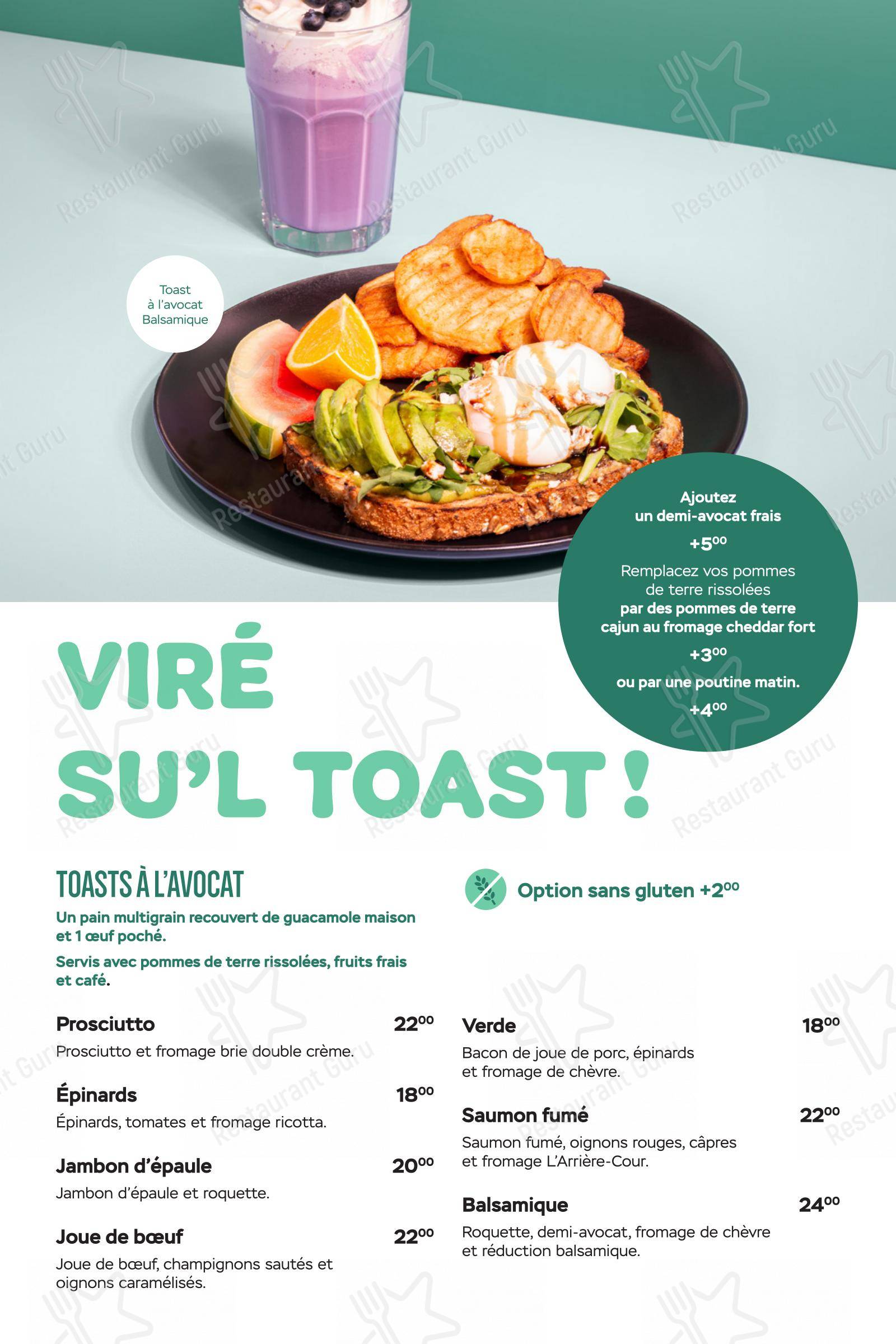 Menu pour 9 resto déjeuner restaurant