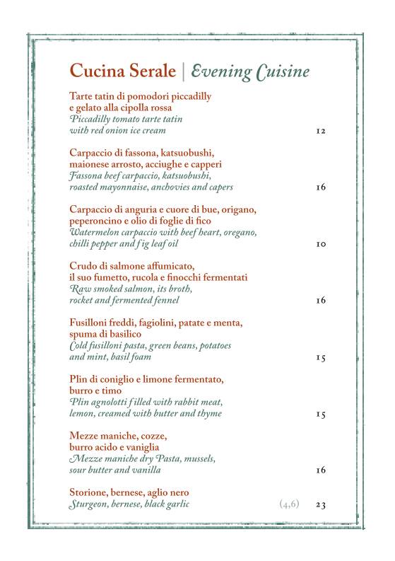 Menu di AB+ Bar/ Ristorante/ Cocktail bar 